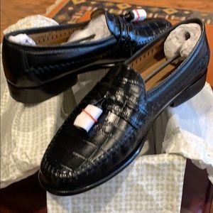 New Florsheim Pisa tassel loafers  leather sole.